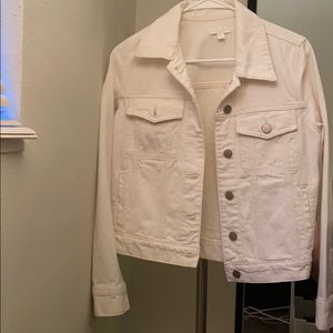 COS white denim jacket US2